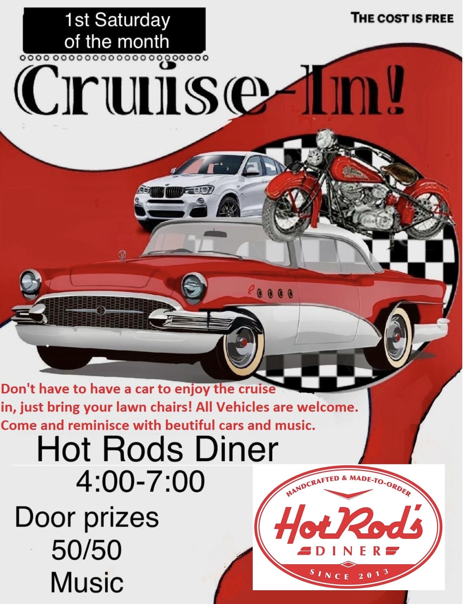Cruise in at Hot Rods Diner