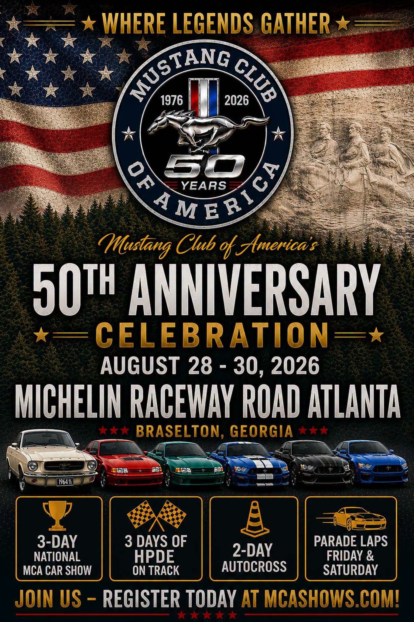 Mustang Club of America 50th Anniversary Celebration