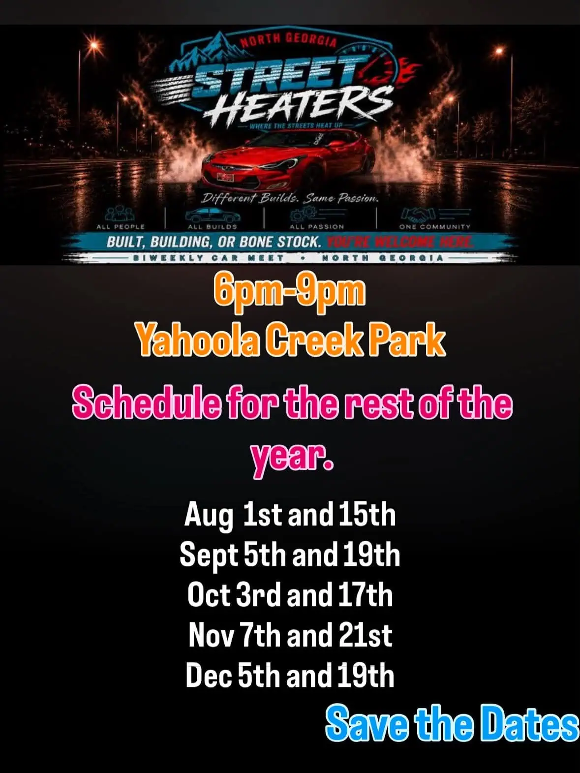 North Georgia Street Heaters Car Meet