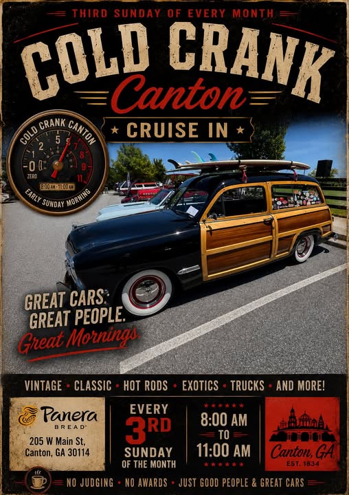 Cold Crank Zero Canton Morning Cruise in