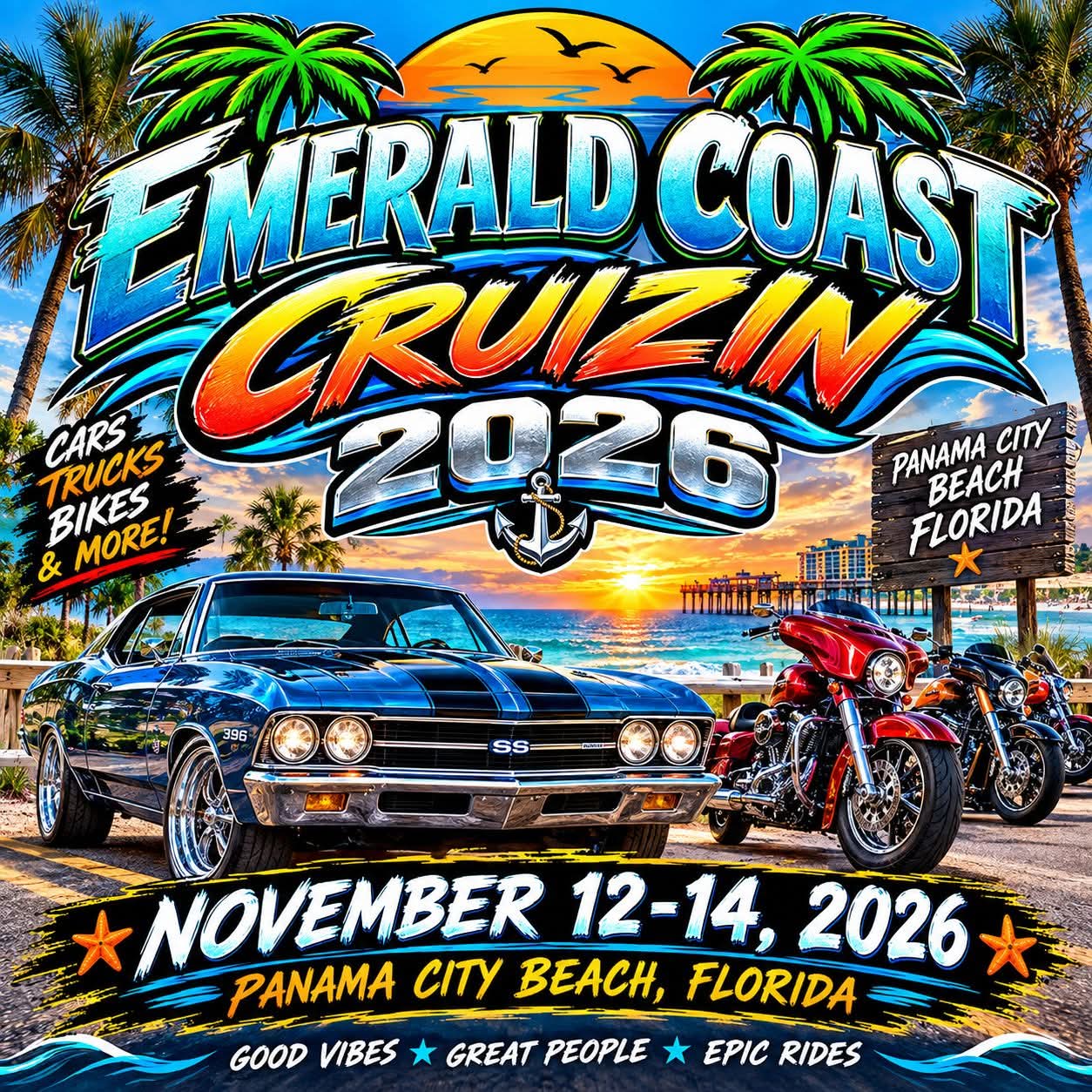 Emerald Coast Cruizin 2026