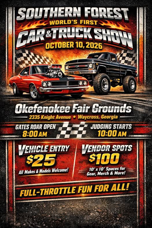 Southern Forest Worldβs First Car & Truck Show