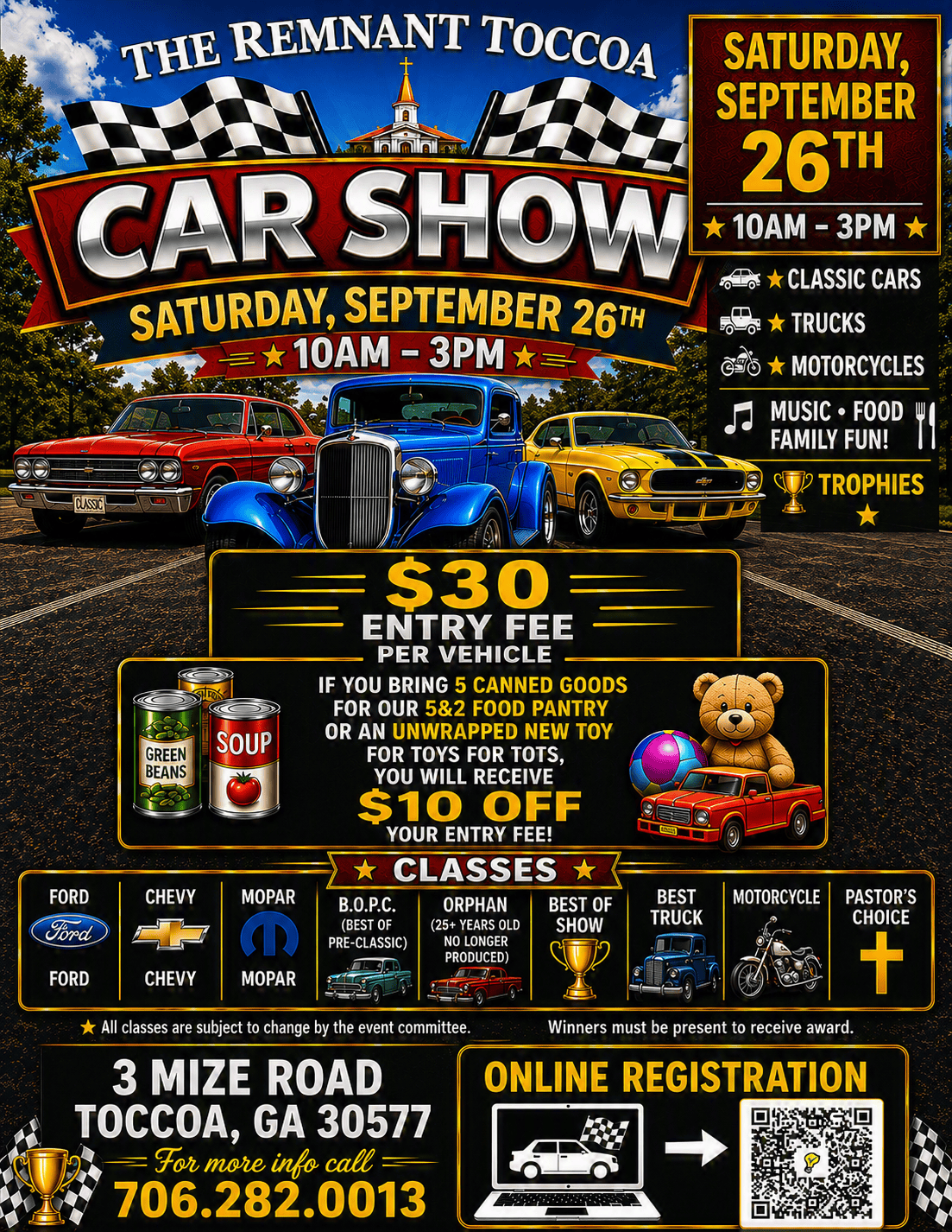 The Remnant Toccoa Car Show